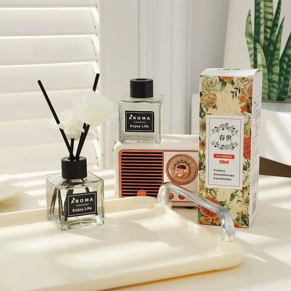 ريد الناشر العصي الروائح زيت طبيعي معطرات الهواء فريزيا رياضة مزيلات العرق الحمام العطور الروطان المجففة W9K4