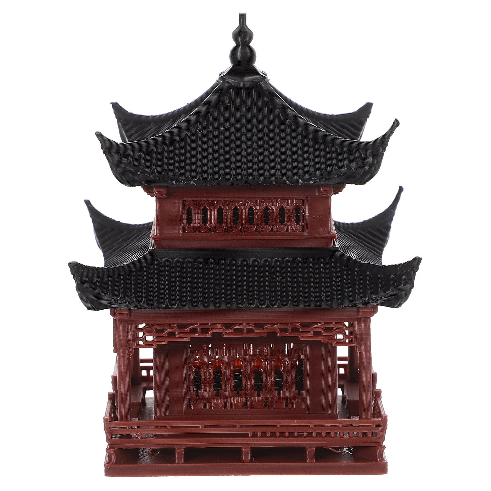 

1pcs Chinese Architecture Desktop Desktop Ornaments Ornament For Home Office Bonsai Gardening Aquarium Garden Decoration