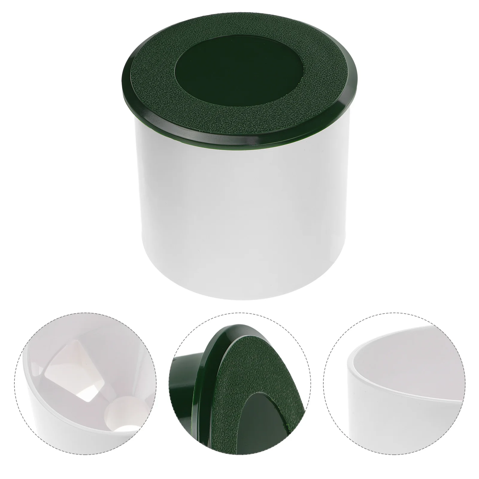 

1 Set Green Durable Replacement Hole For Outdoor Turf Training Robust Golf Hole Cup Cover Professional Putting Toolgolf Practice