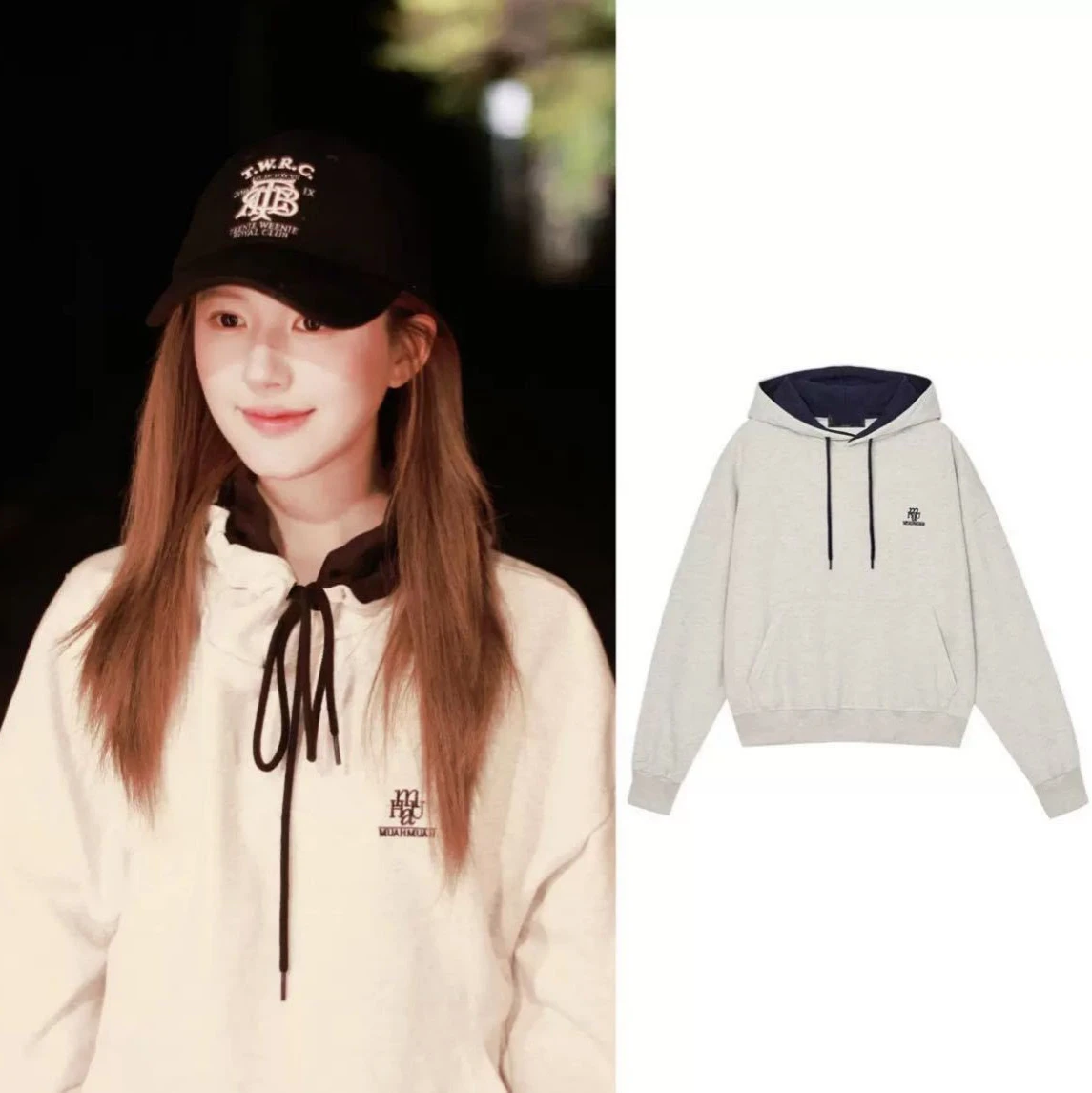 

Женская хлопковая толстовка оверсайз с капюшоном, свободного кроя, в стиле колор-блок, повседневная, комфортная, с длинными рукавами, для осени