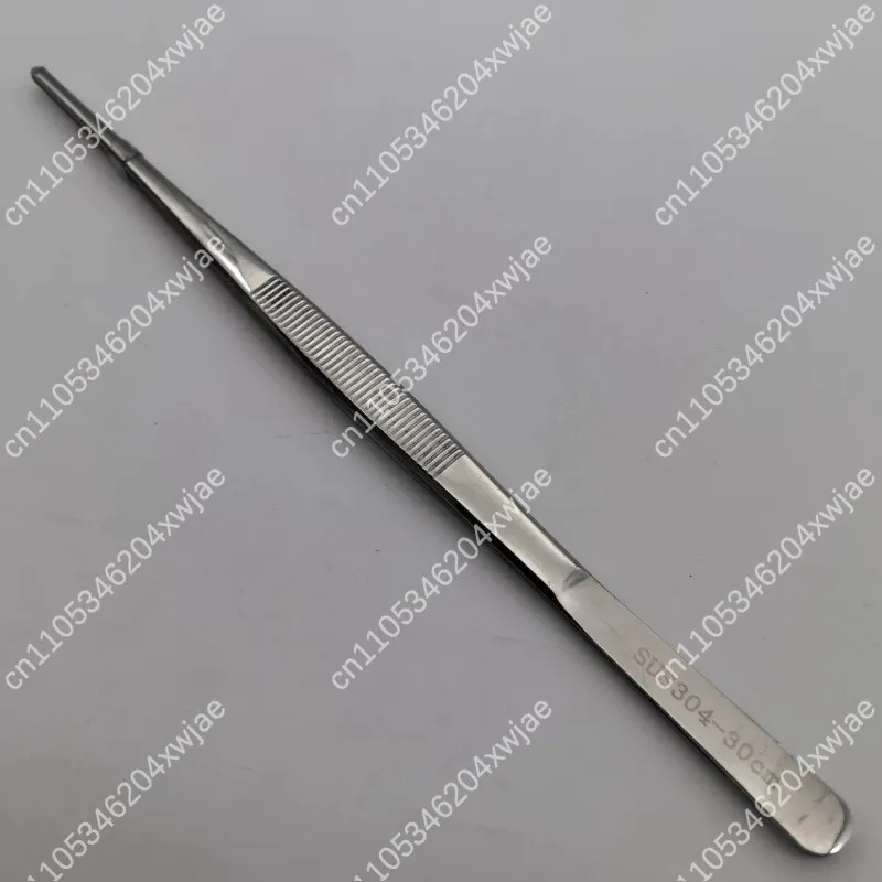 Professional 304 Stainless Steel Tweezers Long Handle Straight Curved Tip For Glass Lampworking