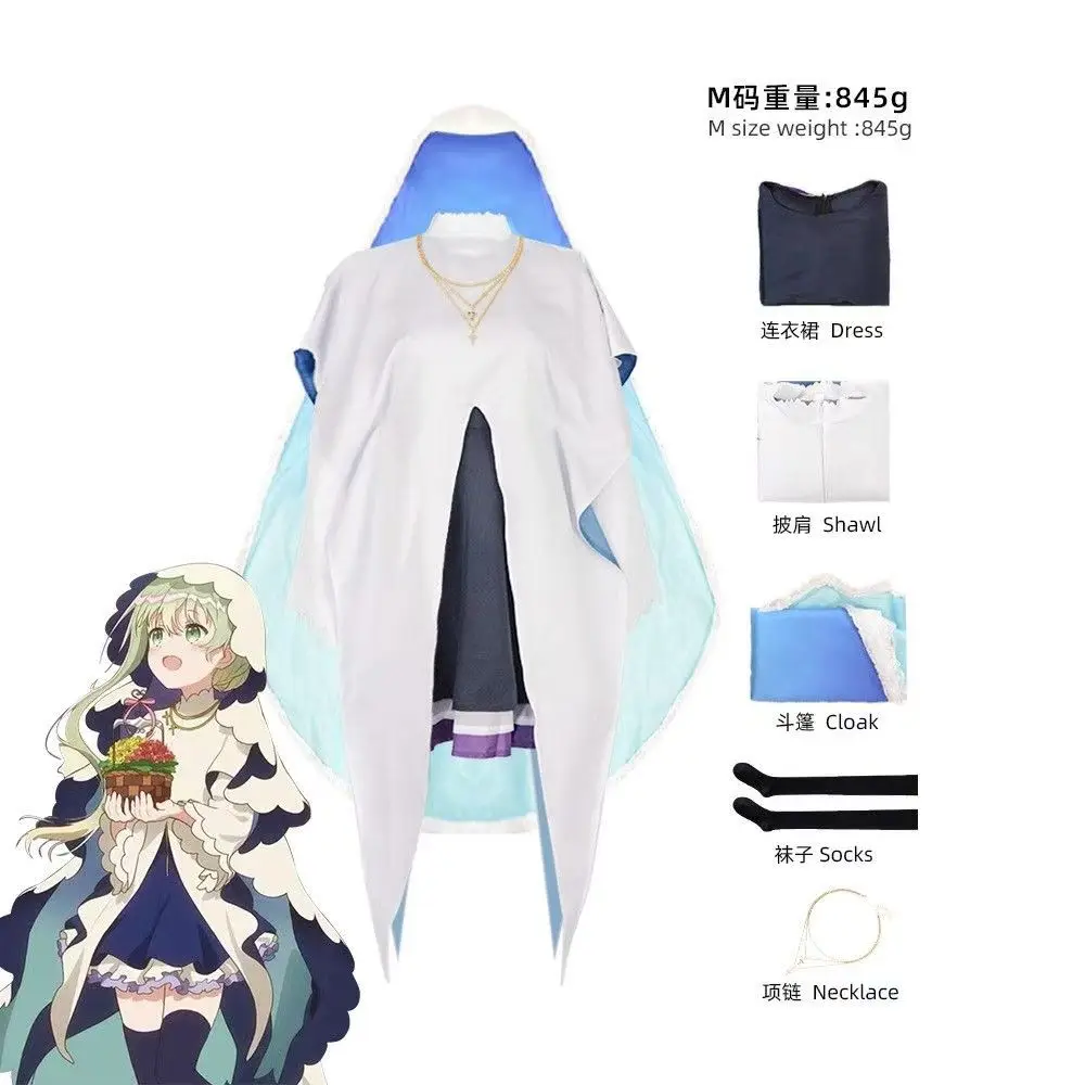 

Cecilia Nun Cos Costume The White Saint and Black Priest Anime Style