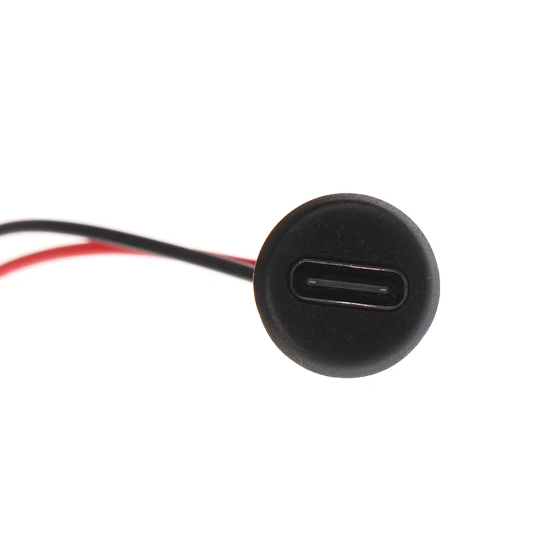 1 قطعة 2Pin عالية الحالية شحن المقبس مع PH2.0 الجوز المفاجئة قفل لوحة USB TYPE-C أنثى نوع C مقاوم للماء أنثى موصل جاك