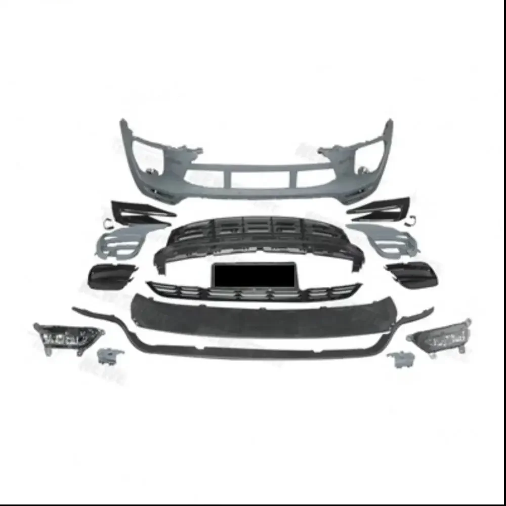 

Car surround body kit Front bumper assembly for 14-17 Porsche macan modified turbo