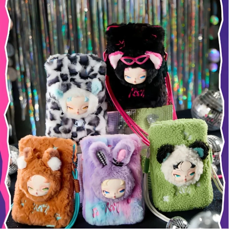 

DODO NAMI Disco Series плюшевая сумка для телефона, милая глухая коробка, загадочная игрушка, сумка, мягкий брелок с животными, подвеска, подарок для девочек