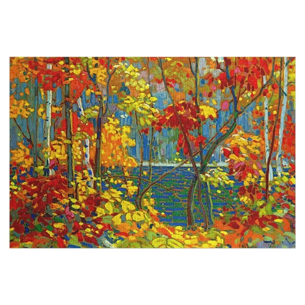 

THE POOL : Vintage 1919 Tom Thomson Algonquin Park Art Print Jigsaw Puzzle Animal Baby Toy Personalized Kids Gifts Puzzle