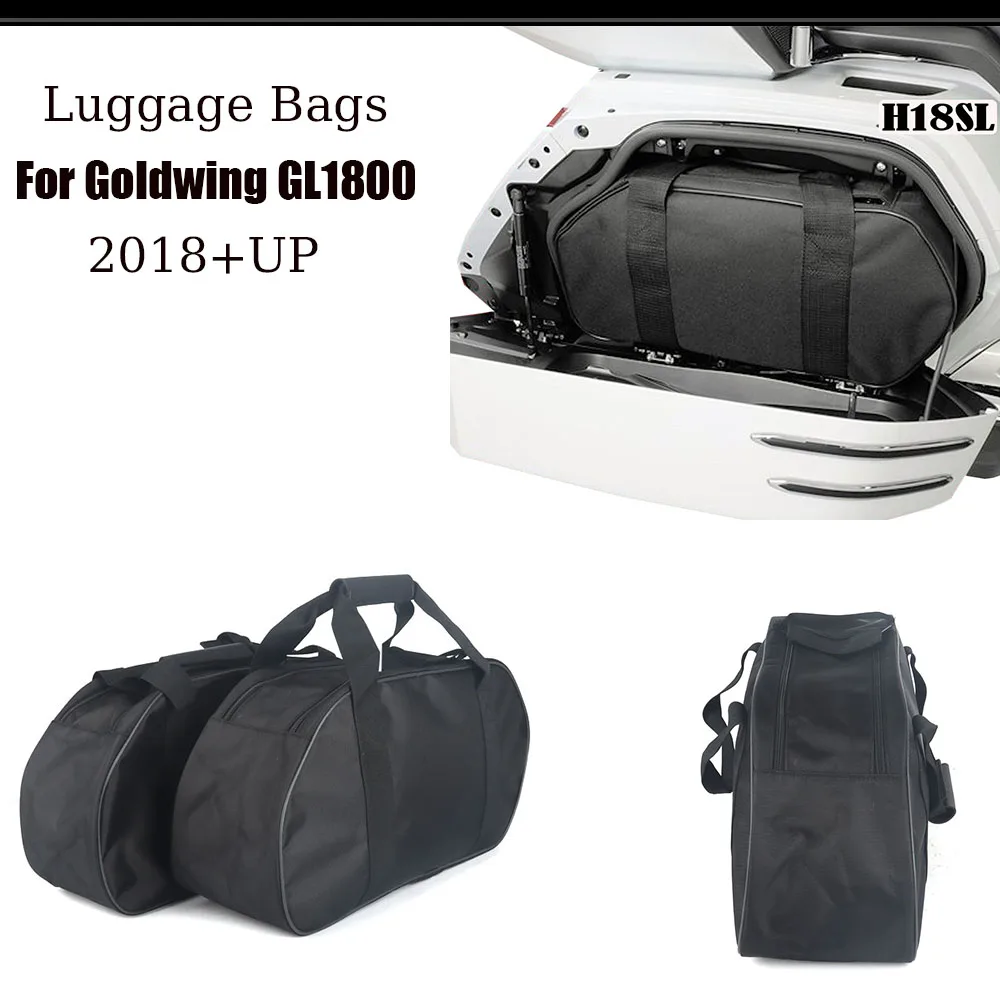 New Accessories For Honda Goldwing GL1800 F6B GL1800 2018+UP Motorcycle Side Luggage Bags Black Inner Bags