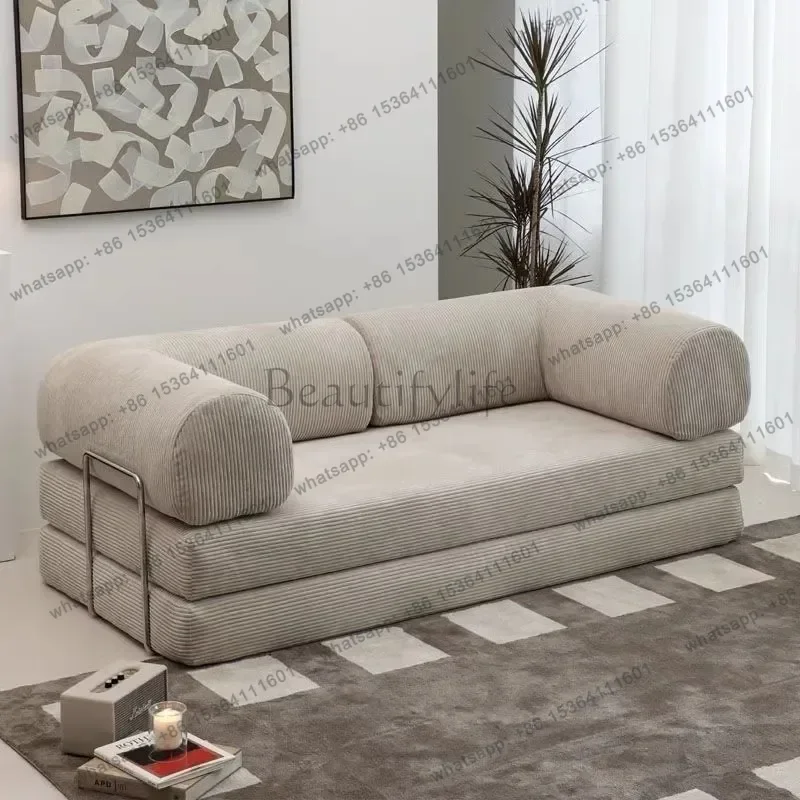 Replica European Living Room Sofas Beige Floor Armrest Lounges Compressed Sofas Recliner Luxury Patio Muebles Trendy Furniture