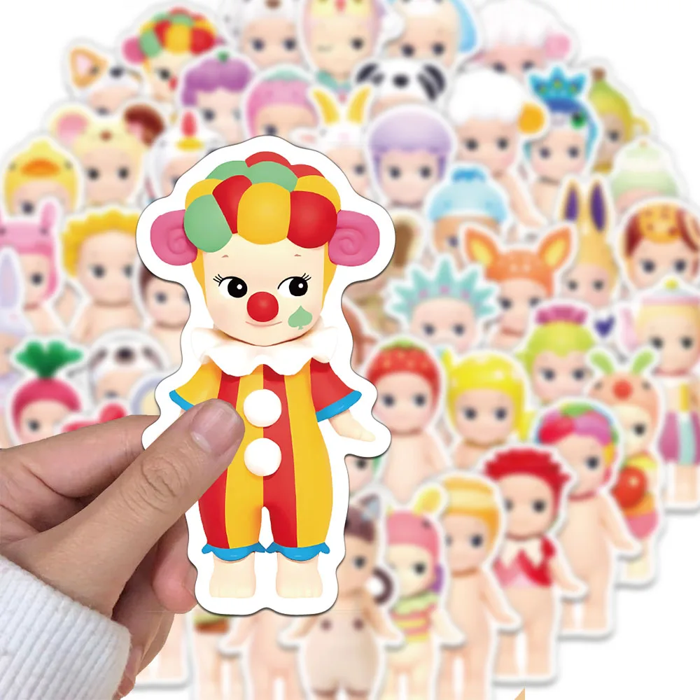 50PCS Sonny Angel Cartoon Graffiti Waterproof Stickers DIY Phone Case Stickers Guitar Notebook Doll Decoration