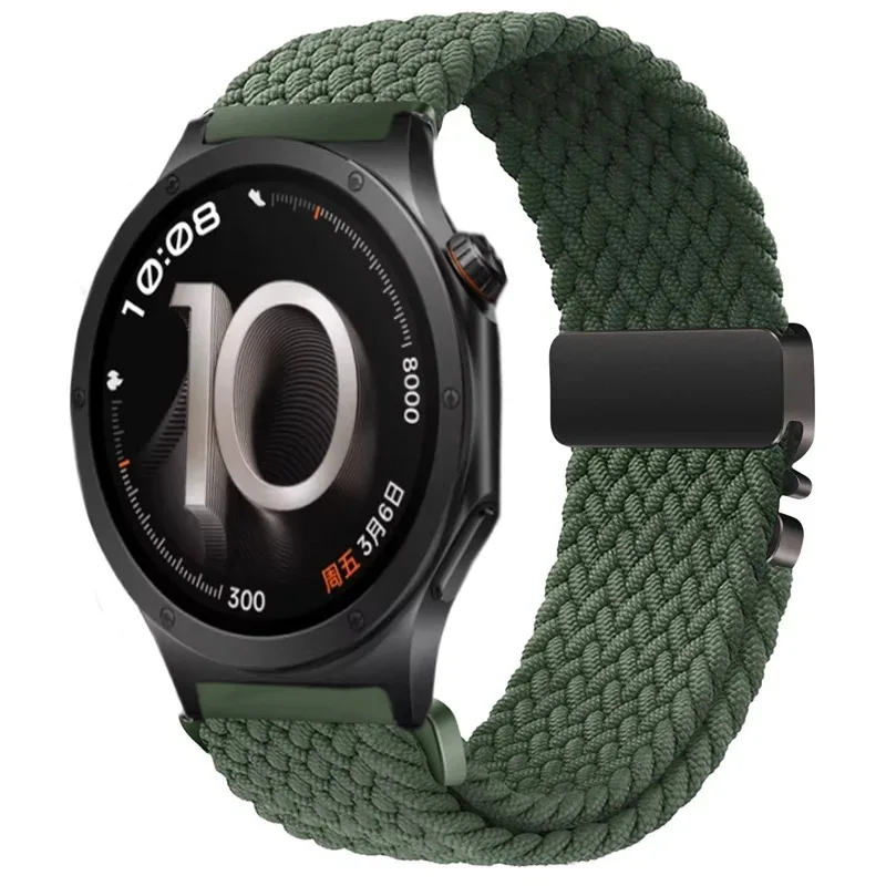 20mm 22mm Soft Nylon Braided Strap for OPPO Watch S X3 X2 X Parachute Buckle Breathable Bracelet Oneplus Watch 4 Lite 3 2 Correa
