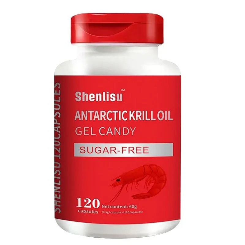 

1 bottle Antarctic krill oil astaxanthin omega3 for middle-aged and elderly people 120 capsules