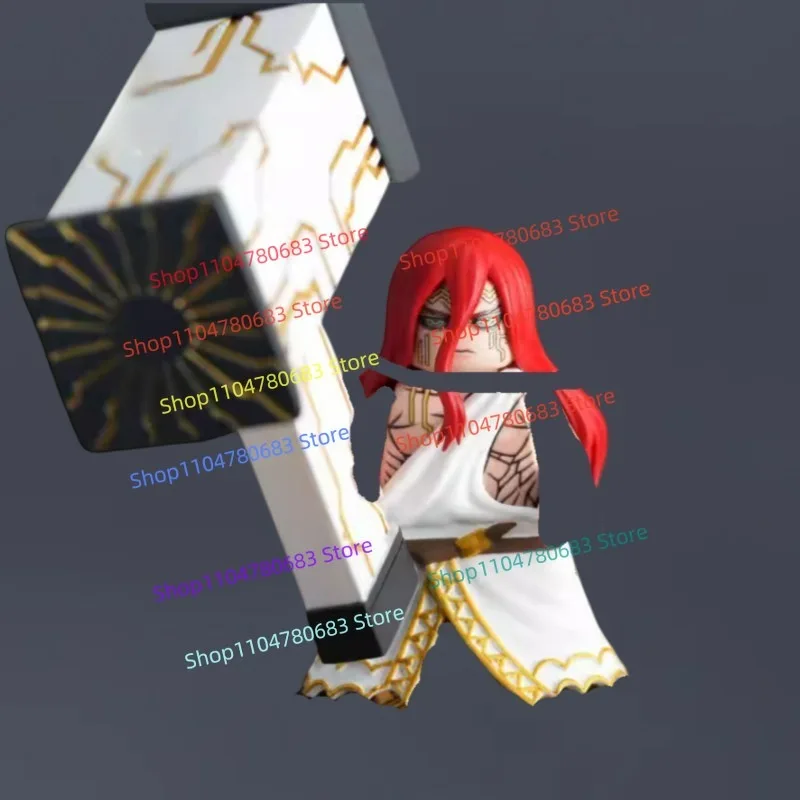 

Конструктор MOC: Мини-фигурка Воин-Гигант с Молотом, Аксессуары для Доспехов, Модный Игровой Орнамент, Коллекционная Игрушка для Хобби