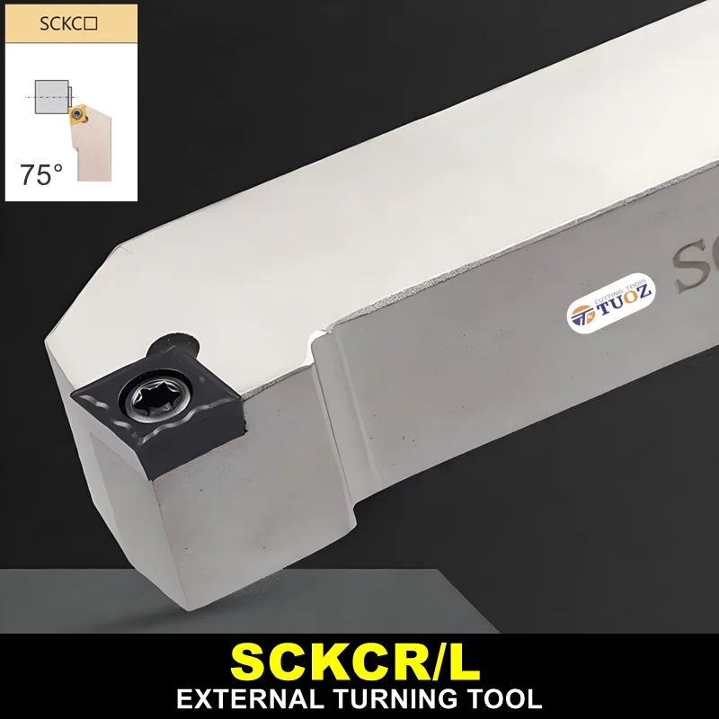 

TUOZ SCKCR1212H09 SCKCR SCKCL 1616H09 2020K09 2525M09 2020K12 2525M12 CNC External Turning Tool Turning Holder