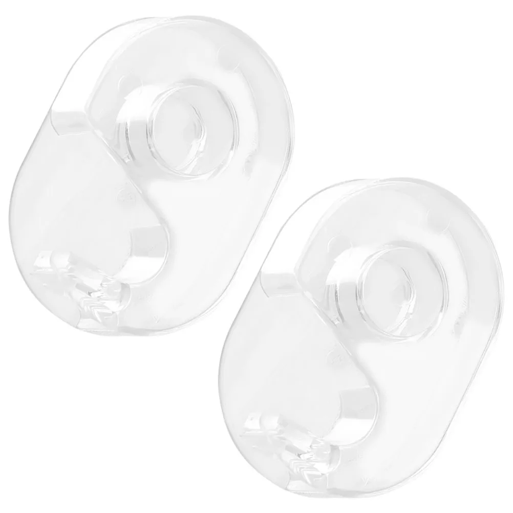 2pcs Tape Dispenser Desk Holder Portable Cutter For Office Home School Use Smooth Edges Modern Design Household Tape Supply