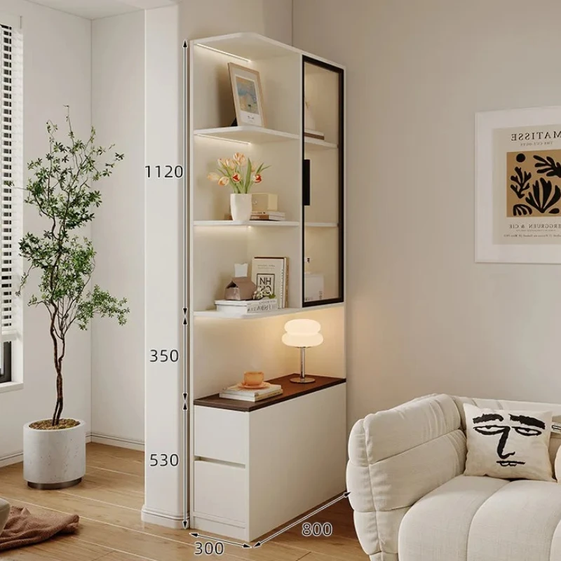 Q  Classical Bookcase Modern Popular Special Supports Bookshelf Ancient Symmetry Living Room Furniture Bucherschrank XY40SJ