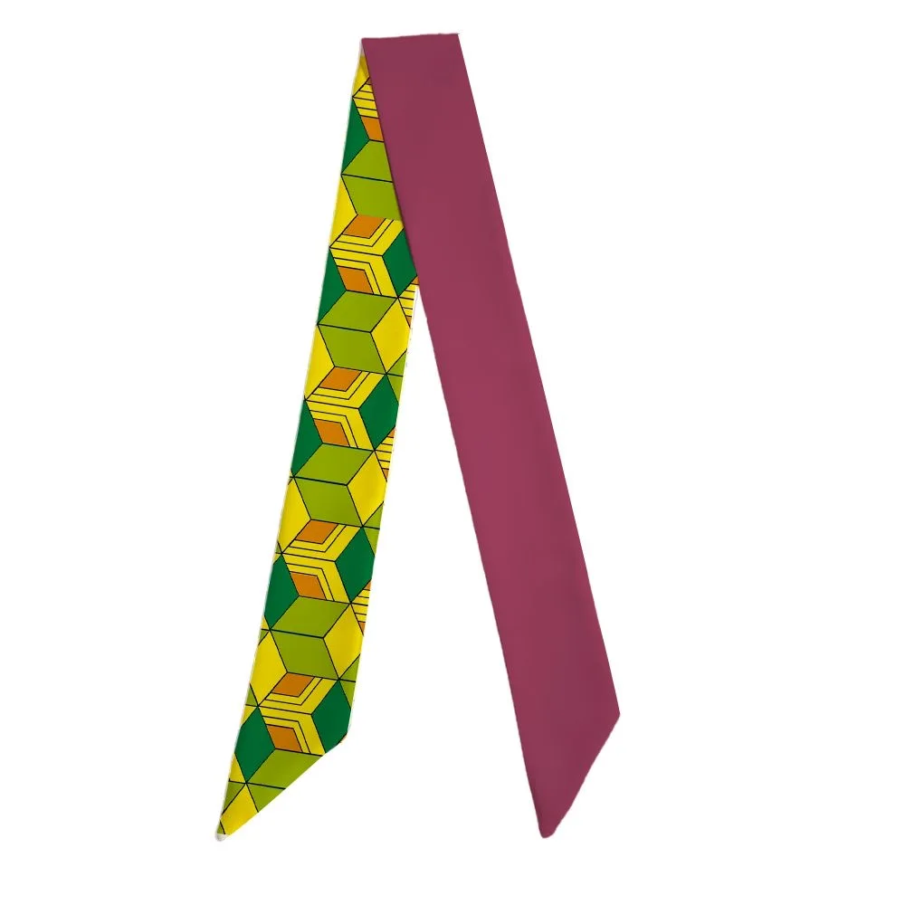 ゴーストスレイヤーブレードコスプレリボンシルクスカーフヘアストラップヘアタイヘッドウェアアニメバタフライ忍者豆炭ジロガラスジュエリー