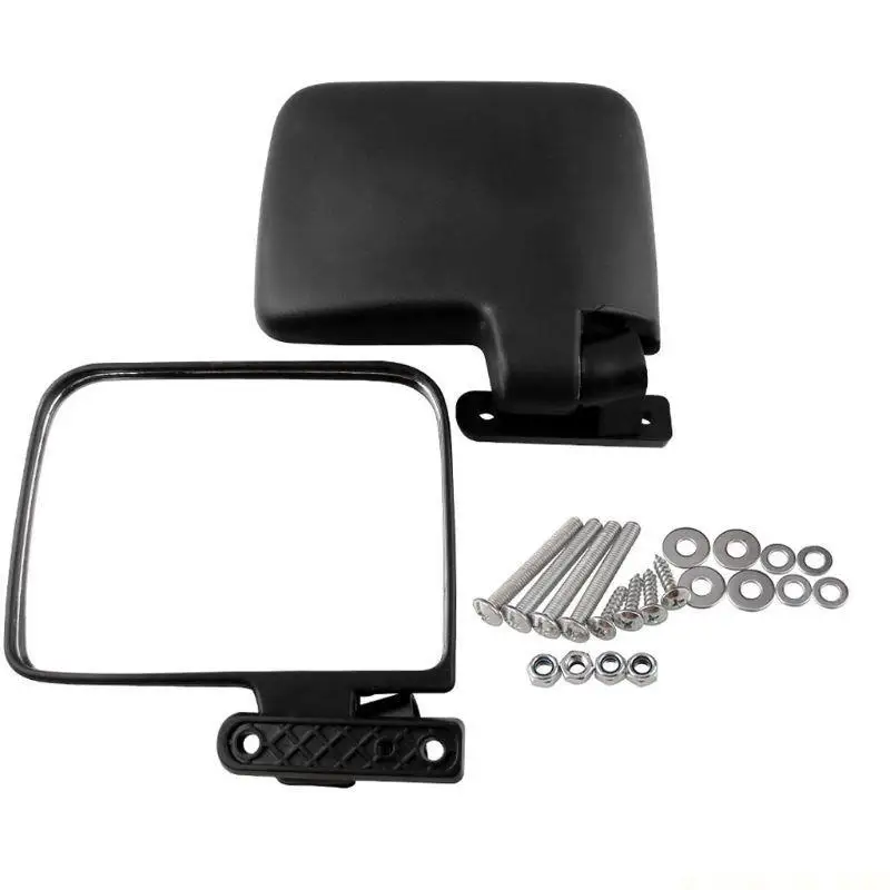 

J0MA 2Pcs Rear View Convex Golf Cart Mirror Wide Panoramic Mirror for Club Car