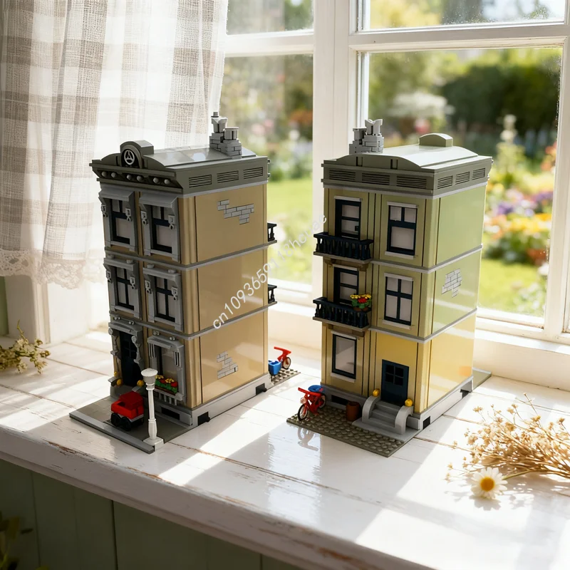 

1394pcs MOC Custom Modular House New York Modulared Model Building Blocks Toy Assemble DIY Christmas Gift Creative Idea Kids