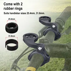 4Pcs Bicycle Front Mount Gasket Bicycle Handlebar Washer Ring 31.8/ 25.4mm For Garmin Gauge Stand Washer Rubber Ring Gauge Stand