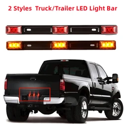 포드 F150 F350 닷지 RAM 1500 2500 3500 쉐보레 실베라도, GMC 시에라 등용 레드 3 램프 트럭 및 트레일러 ID LED 라이트 바, 2 가지 스타일