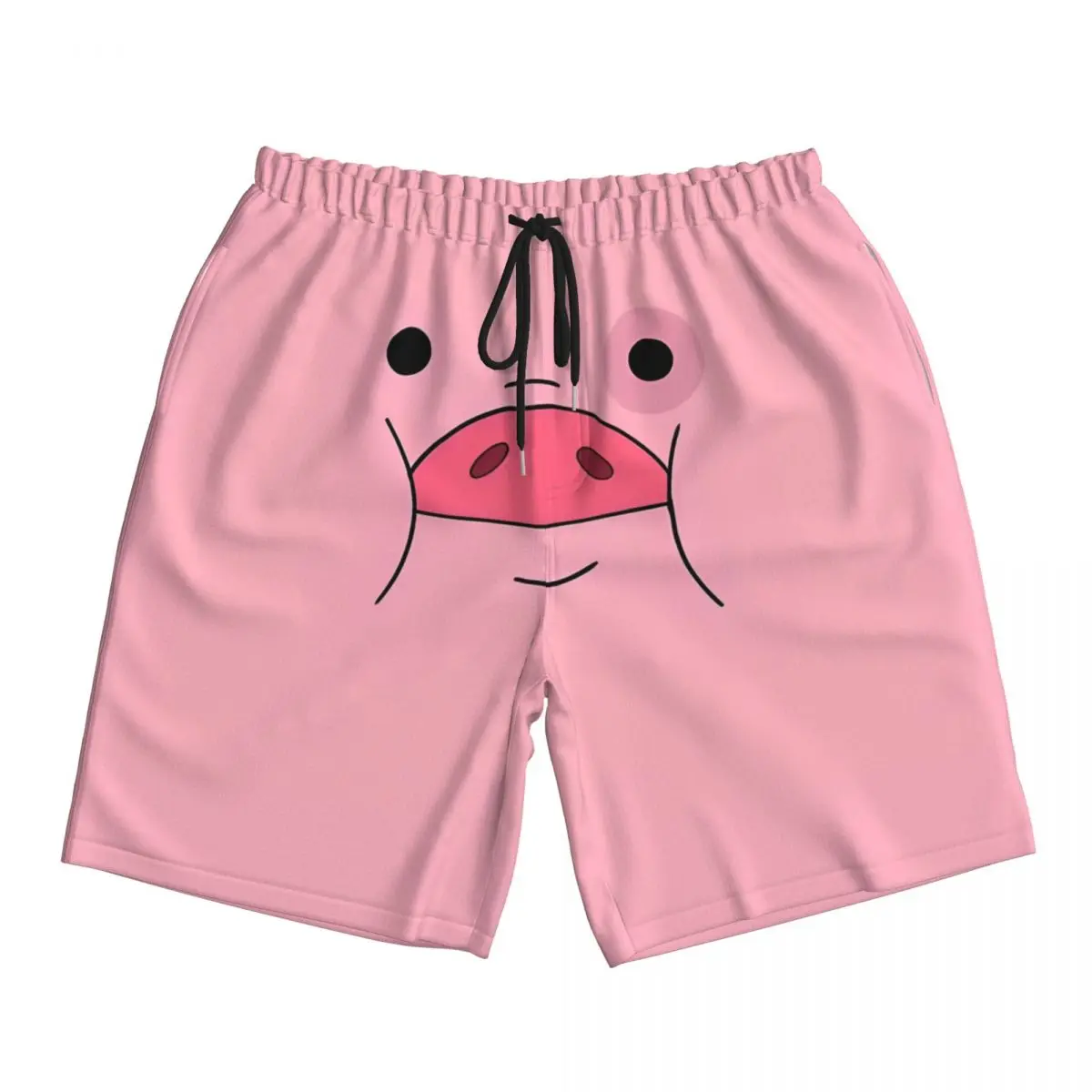 

Милые свиньи с лицом Gravity Falls Waddles, штаны для плавания, женские плавки, пляжные шорты с принтом, летние мужские шорты со льдом