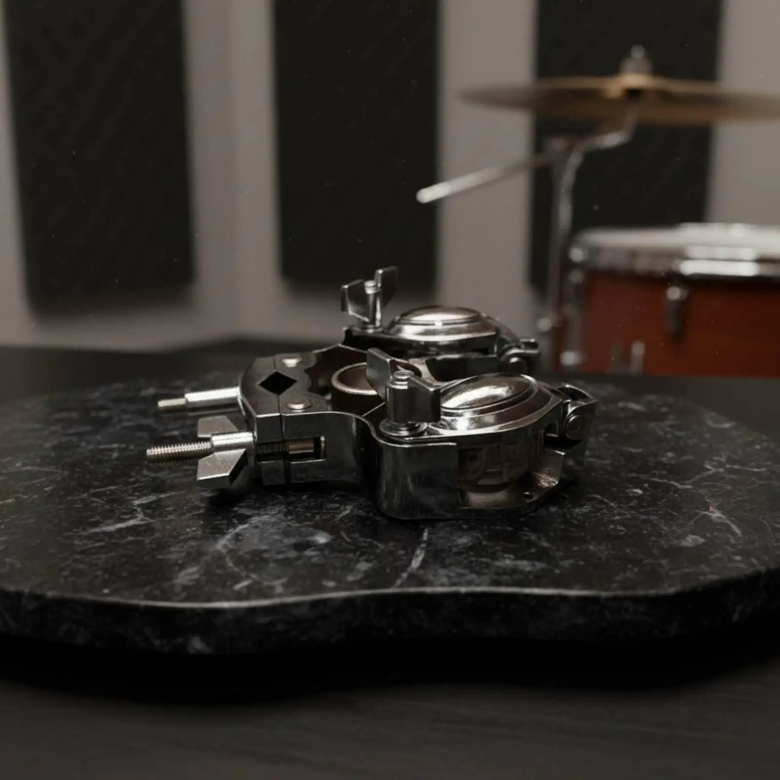 Percussion Drum Bracket Double Tom Holder Mount Clamp for Kit Hardware Metal Accessories Fit L Rod Ball Mount System