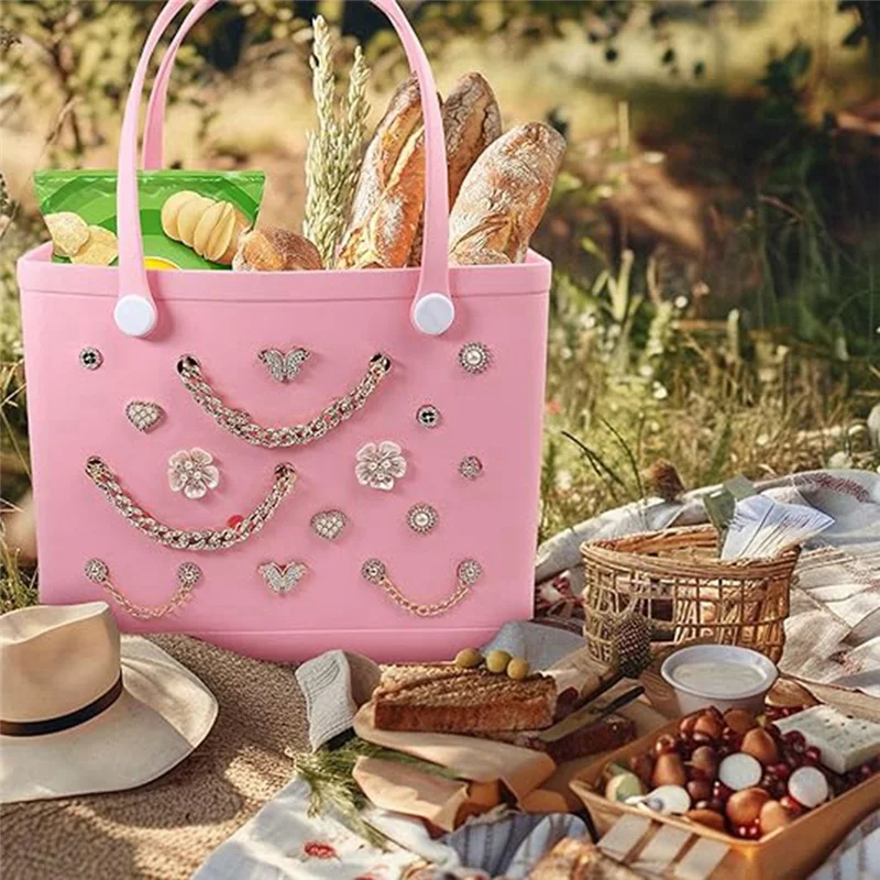 ABRT-Charms For Bogg Bag For Simply Southern Rubber Beach Bag Tote For Bogg Bag Charms