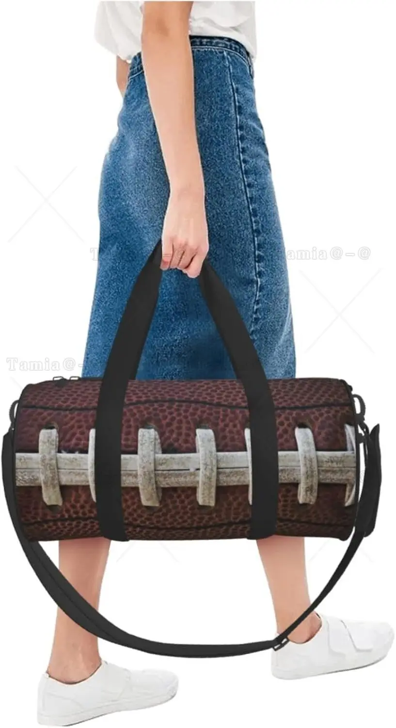 Sac de dehors Pliable sur le Thème du Football Américain, Accessoire d'Entraînement, -du-- end, Bagage Pliable pour Voyage et dehors