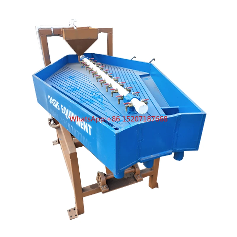 China Manufacturer Alluvial Gold Mining Equipment Gemini Shaking Table For Gold Mineral Separation