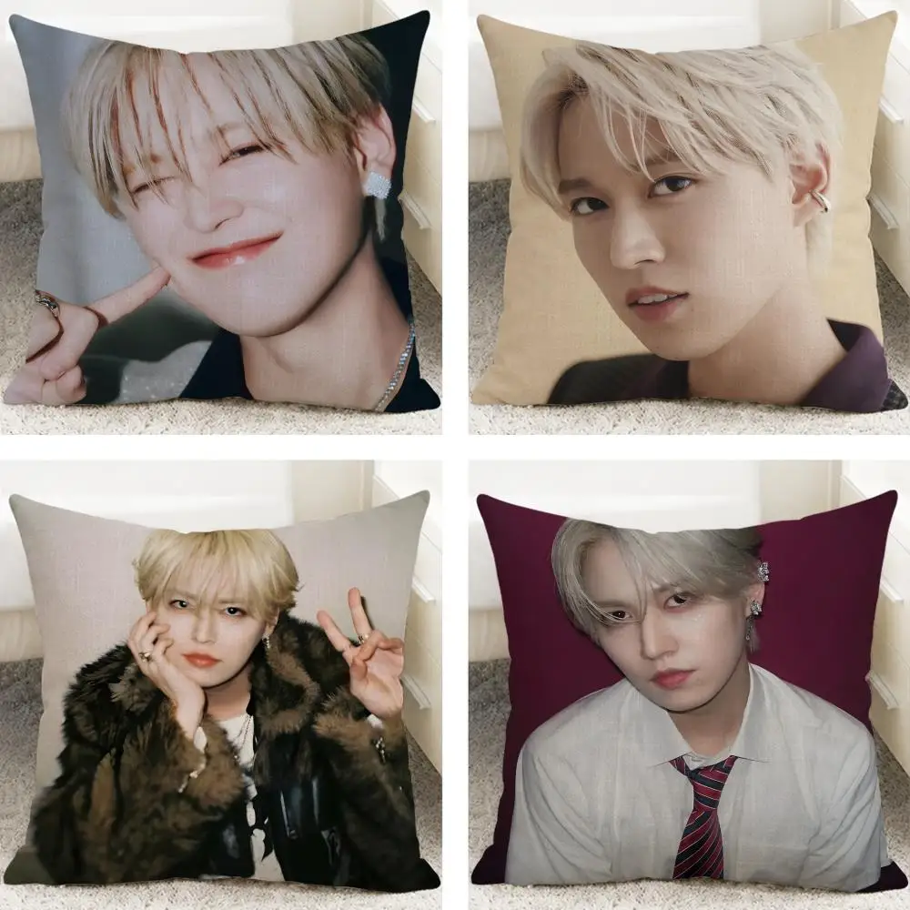 Idol Ruki Shiroiwa Cushion Cover Cushion Covers Natural Linen Breathable Sofa Bedroom Decor Pillowcase