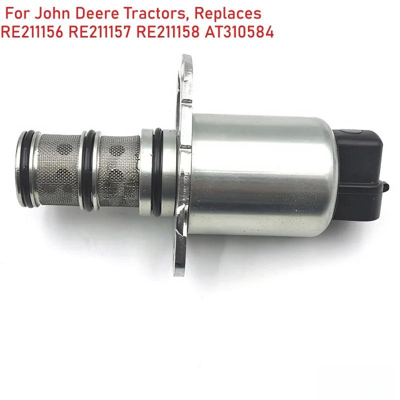 Solenoid Control Valve 12V for John Deere Tractors, Replaces RE211156 RE211157 RE211158 AT310584 Transmission Shift Control
