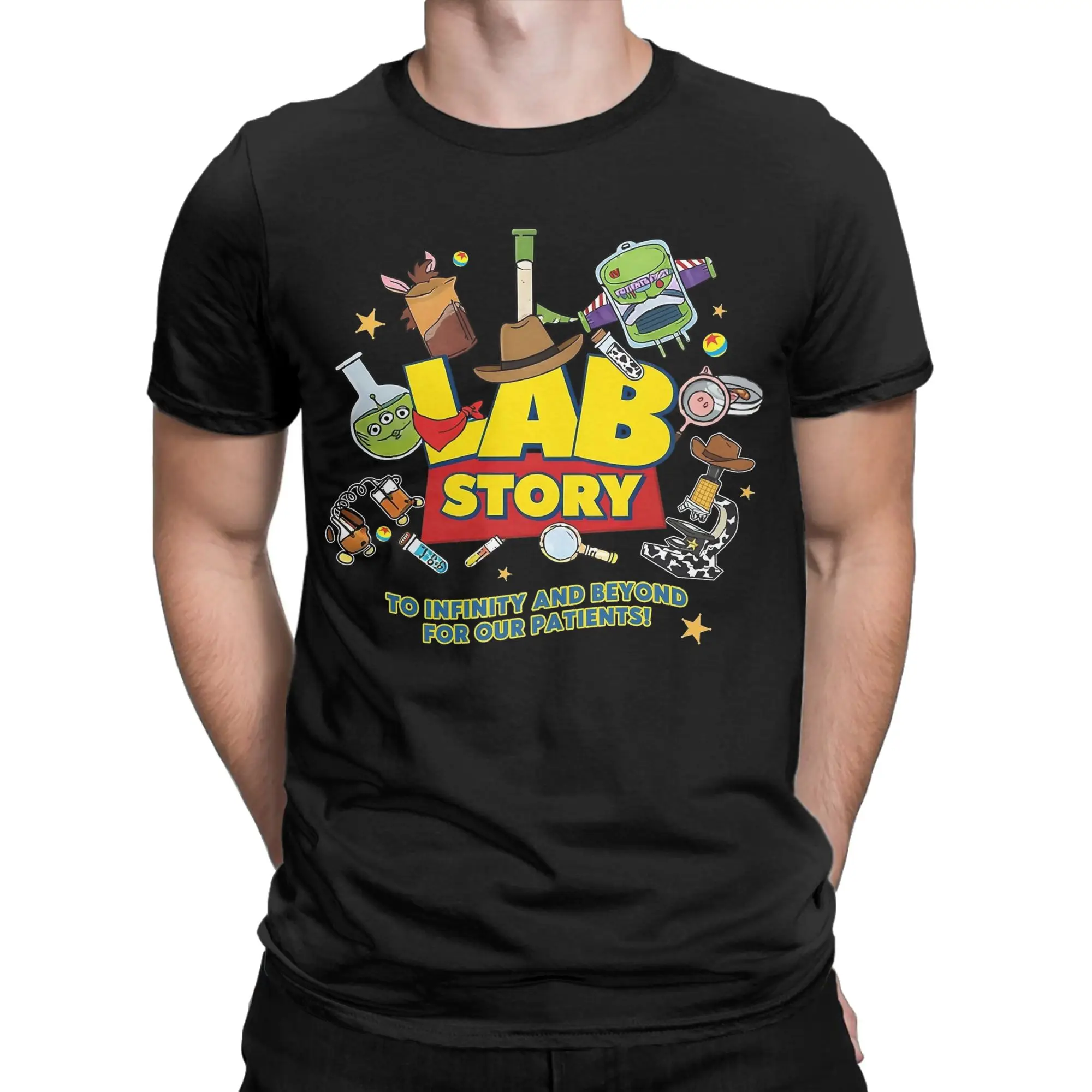 2026 Lab Week Medical Lab Technician Men T Shirts  Funny Tees Short Sleeve Round Collar T-Shirt Pure Cotton Gift Idea Clothes