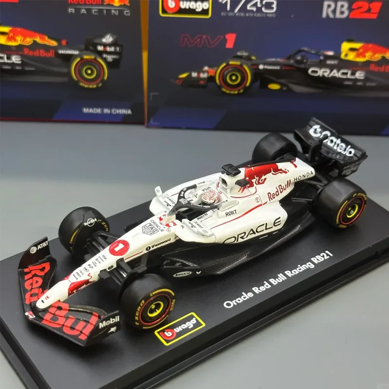 متوفر في المخزون Bburago 1:43 مقياس 2025 F1 سلسلة نماذج مصغرة-Llerc Rb21 Verstappen Mcl39 W16 ألعاب مخصصة من سبيكة لهواة الجمع #6