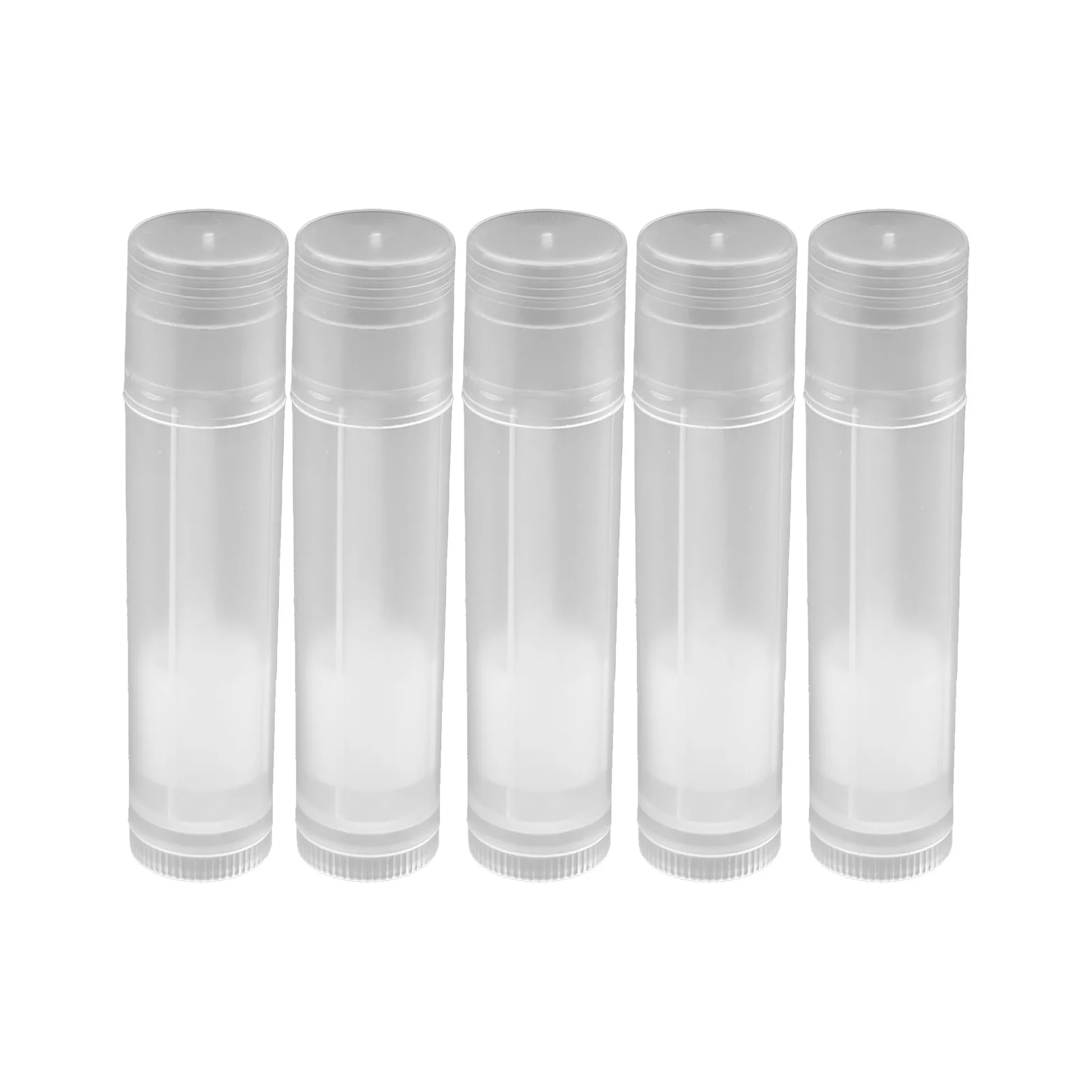空の口紅容器セット-5ml-透明-黒-白-空の口紅容器-リップバーム容器-チューブ