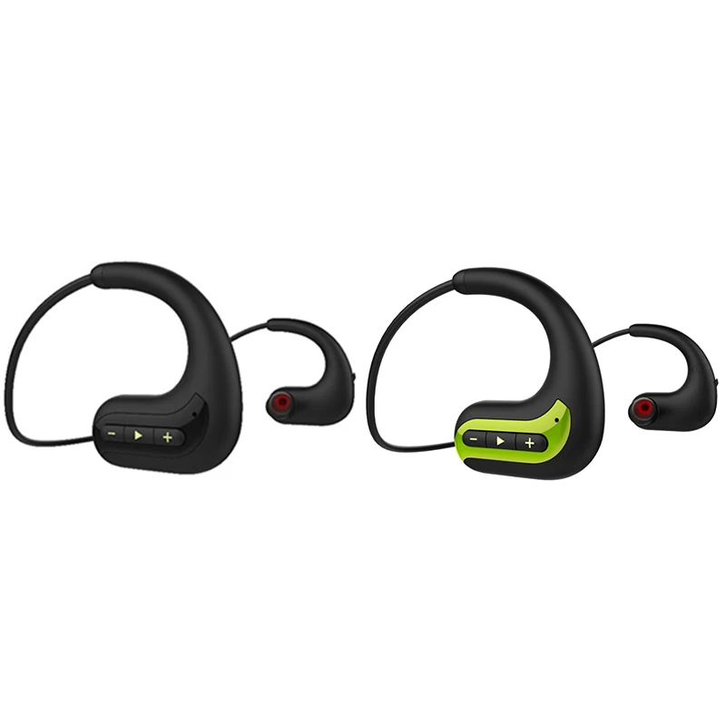 AA26P Wireless Earphones IPX8 S1200 Waterproof Swimming Headphone Sports Earbuds Bluetooth Headset Stereo 8G MP3 Player(Black)