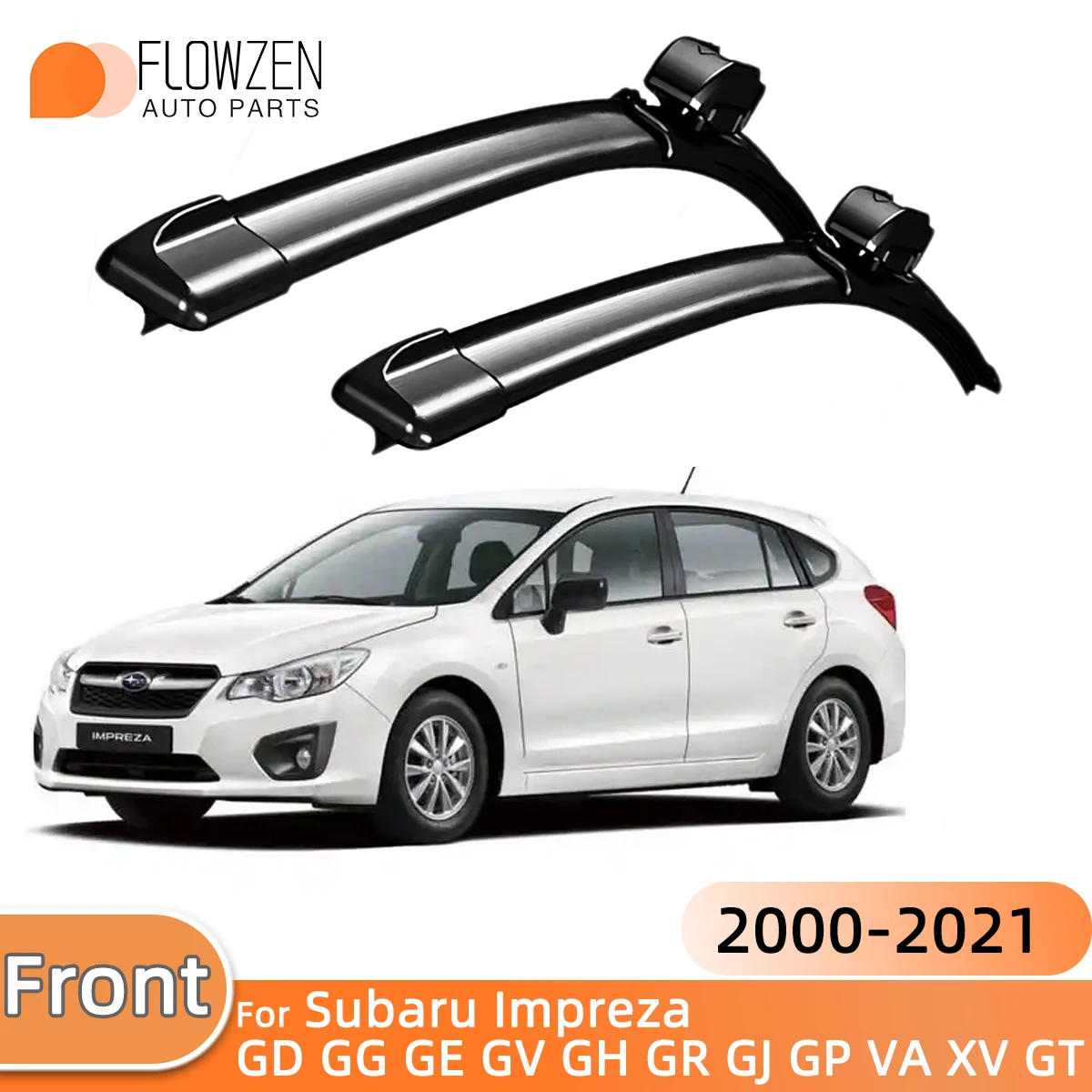 2/4PCS Auto Wischer Klingen für Subaru Impreza GD GG GE GV GH GR GJ GP VA XV GT 2000-2021 Front Wischer Windschutzscheibe Windschutzscheibe Fenster