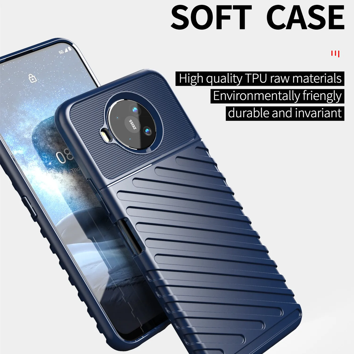 For Nokia 8.3 5G nokia8v 5g uw Fashion Mobile Shell Luxury Thunder Cover for nokia 8v 5g uw nokia8.3 Silicone Cases Coque Fundas