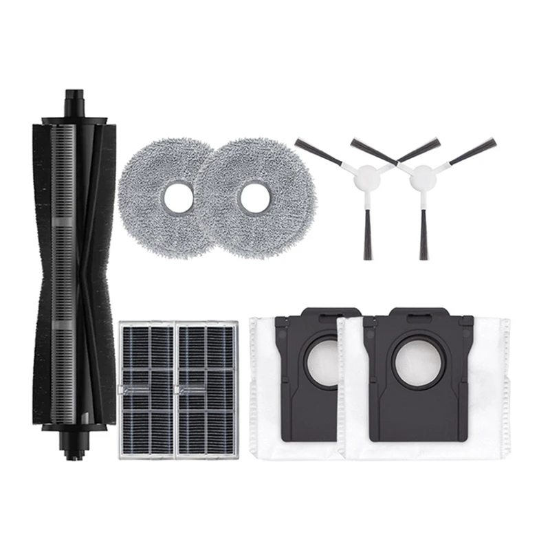 Accessories Kit For Dreame Master One / Master Pro / X30 / X30 Pro Robot Vacuums Roller Side Brush Filter Mop Dust Bag