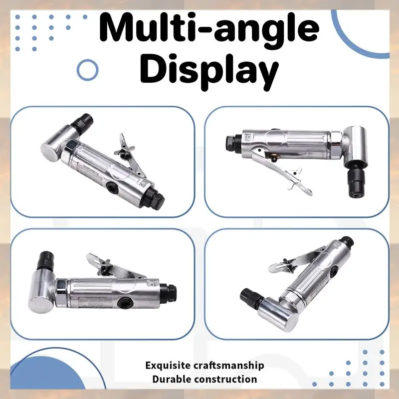 

Flash Trend High-Performance 1/4 Inch Micro-Air Die Grinder Kit, 90 Degree Polisher With Sanding Discs For Engraving Projects