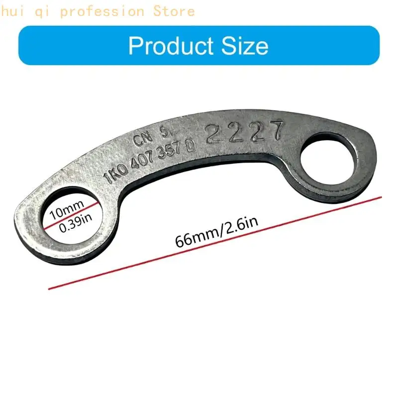 Heavy Duty 66Mm Silber CV Joint Getriebe Locking Platte Spacer 1K0407357D 443407357B Geeignet Für Automobil H8WE – Detail 6