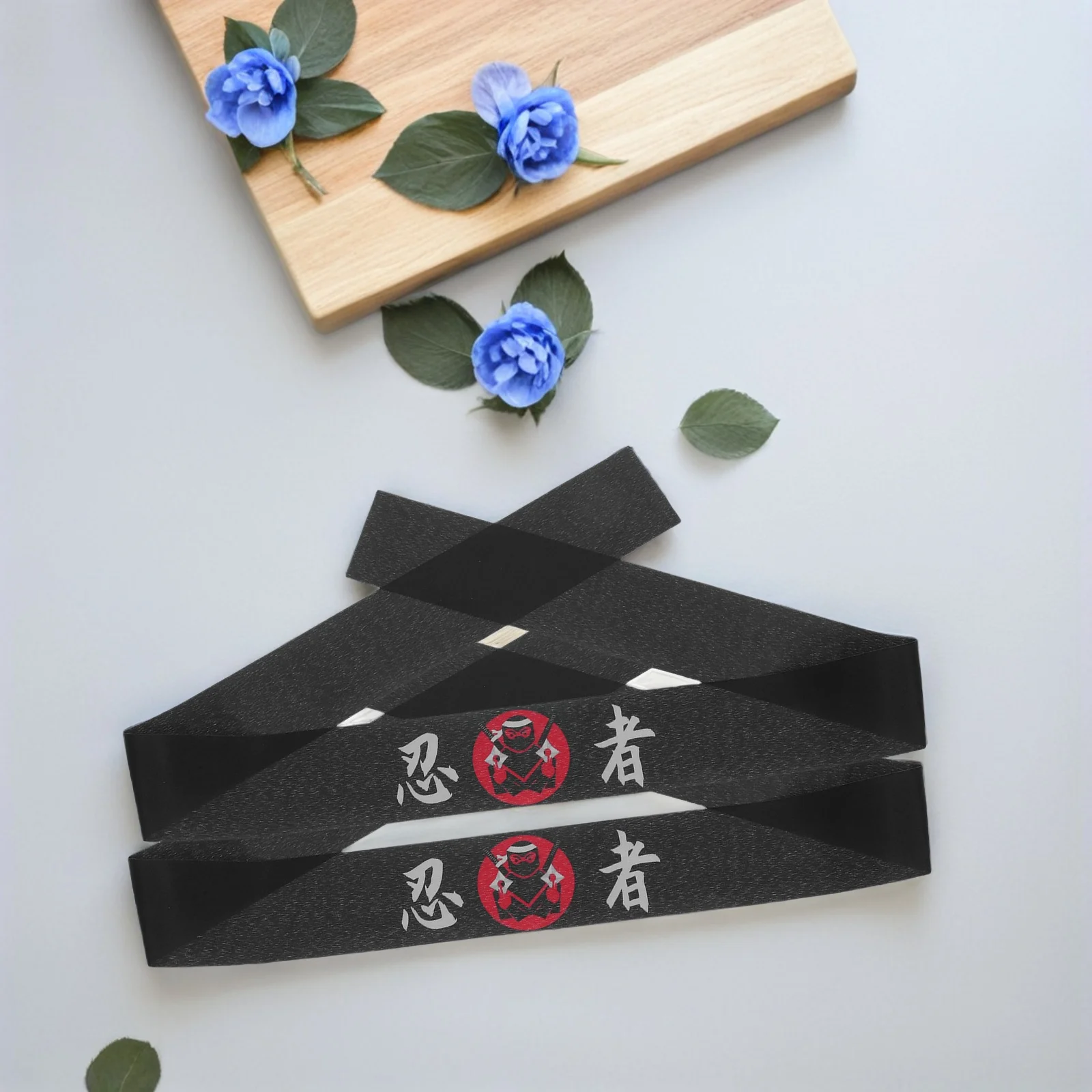 

2Pcs LongLasting Japanese Headband Sweat Absorption Comfortable Karate Band Decorative Chef Headbands For All Activities