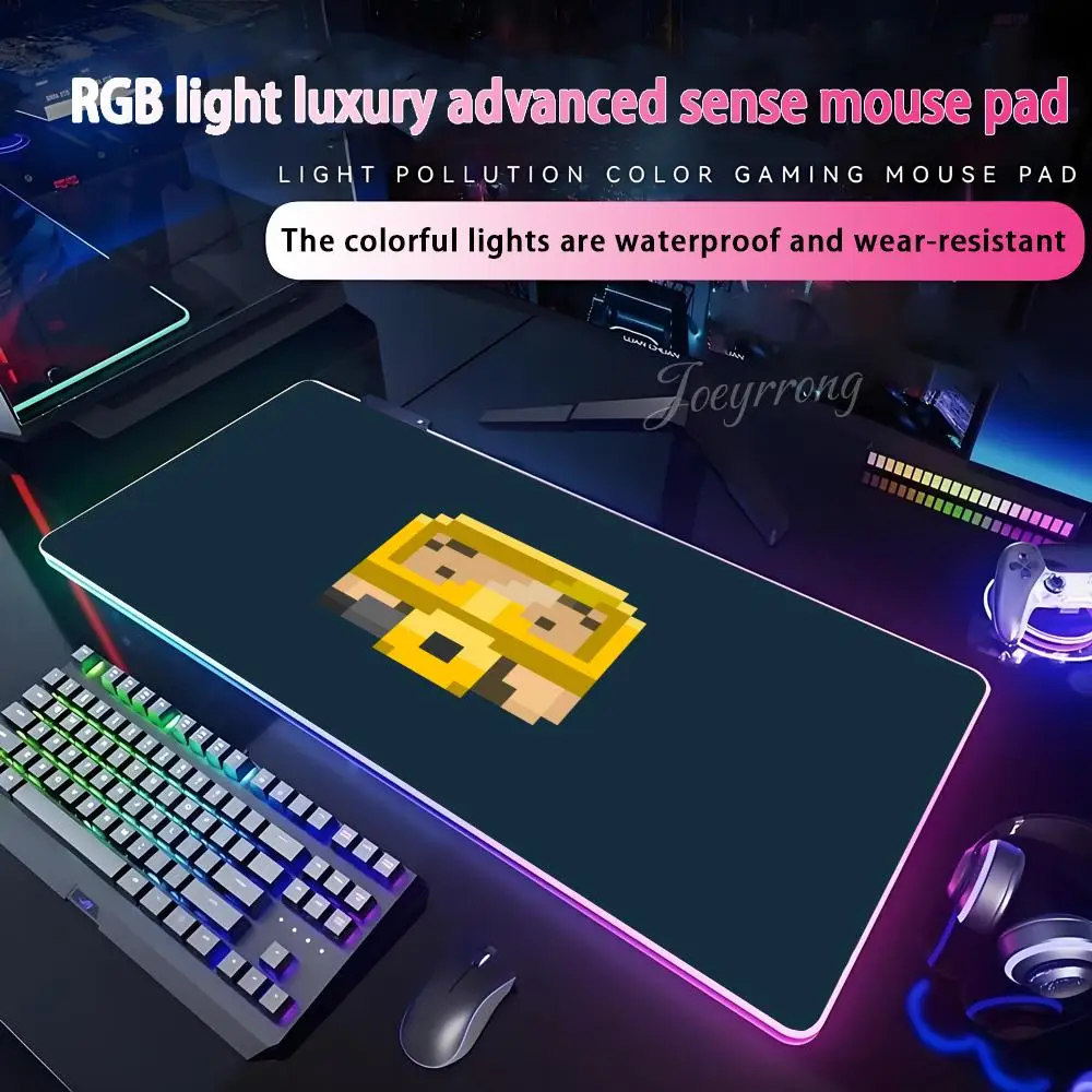 

Коврик для мыши Dave The Diver для FPS ESports RGB, расширенная игровая клавиатура, светодиодные коврики, большие 1000x500 мм XXL Gamer