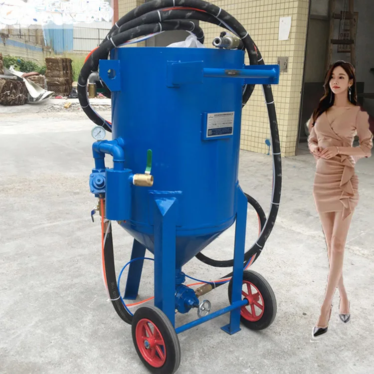 High pressure wet dry sandblasting machine sandblasting tank dust-free sandblasting machine industrial machine