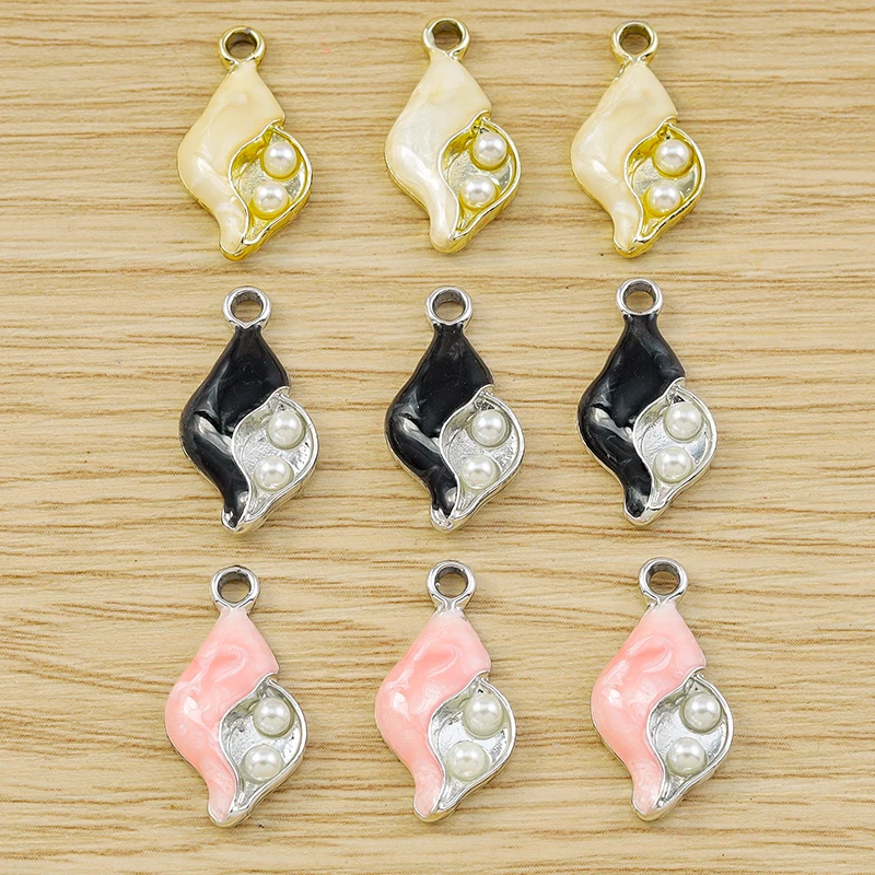 10 Stück gemischte niedliche Kristall-Seestern-Muschel-Fischschwanz-Anhänger für die Schmuckherstellung von Ohrringen, Halsketten, Armbändern, DIY-Bastelarbeiten und Geschenken – Detail 16