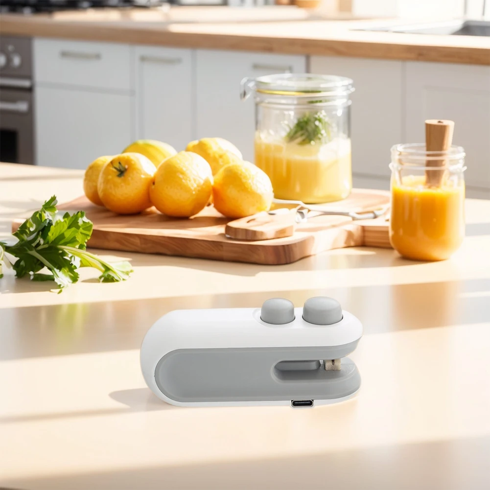 Mini Heat Bag Sealing Machine Rechargeable Portable Mini Sealer Plastic Bag Heat Sealer for Food Packaging