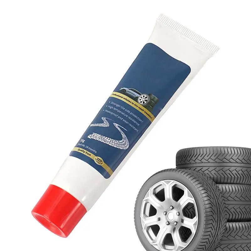 

Tire Glue Sidewall Rubber Cement Glue 35g Rubber Cement Tire Repair Flat Tire Repair For Motorcycle Car Truck Tractor Mower