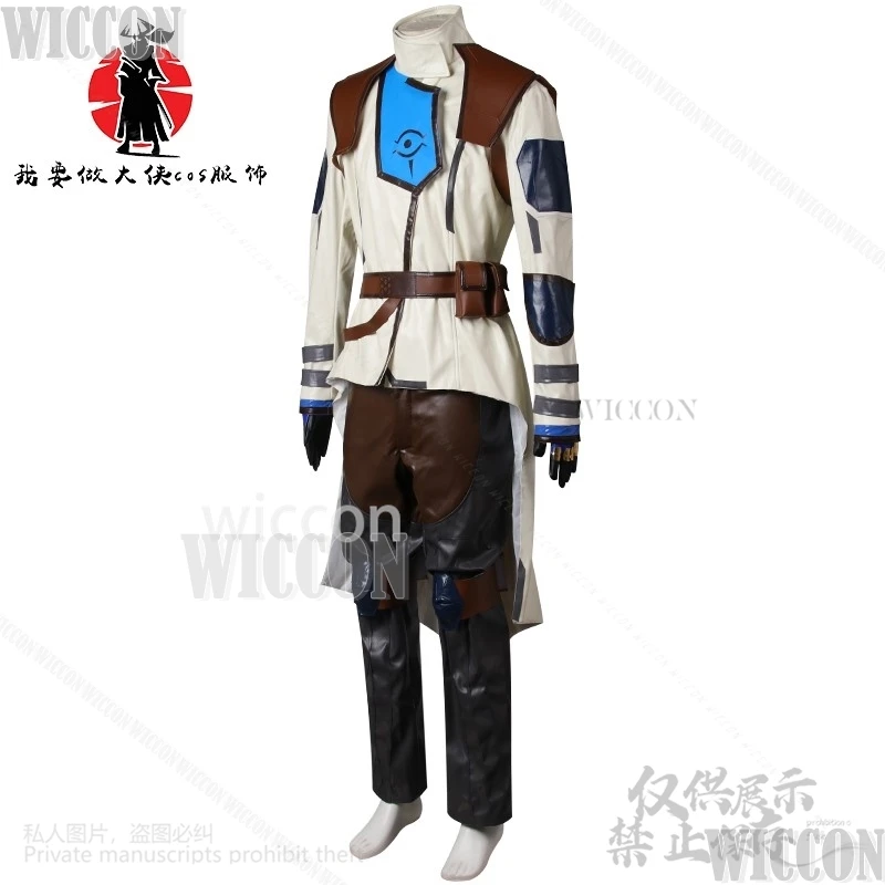 Cypher Anime Game Valorant Cosplay Costume Pants Coat Gloves Hat Prop Men Women Halloween Christmas Party Cos Lardoo Customized