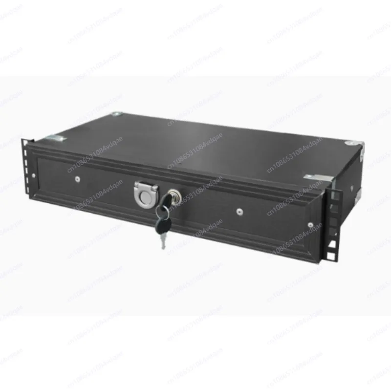 3U Aluminum Edged Server Cabinet Storage Tray with Key Lock