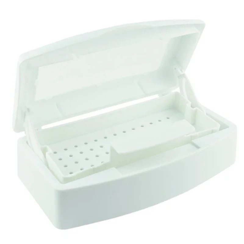 Plastic Sterilization Tray for Tweezers Eyelash Extensions Nail Art Manicure Equipment Storage Organizer Tool Box