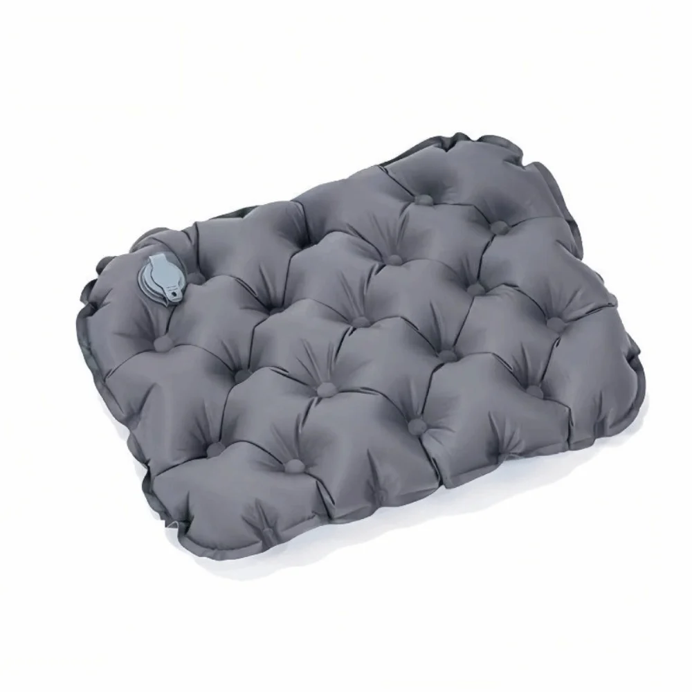 Portable Inflatable Seat Cushion Waterproof Lightweight Camping Chair Air Mat Quick Deflate Moisture Resistant Sitting Pad